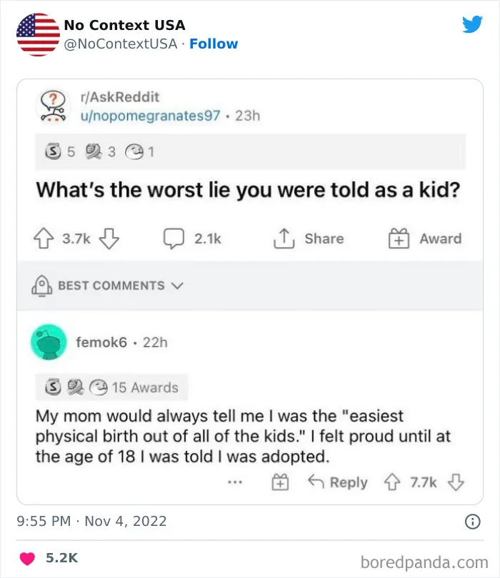 "No Context USA" Twitter Page Proves That There's No Other Place Like It In The World, Here Are 40 Of Their Funniest Posts