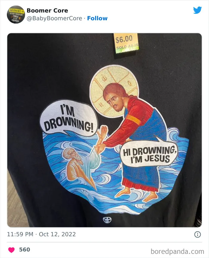40 Cringy, Tasteless, And Cursed "Boomer Core" Items Of Clothing People Actually Wear In Public, As Shared On This Twitter Page