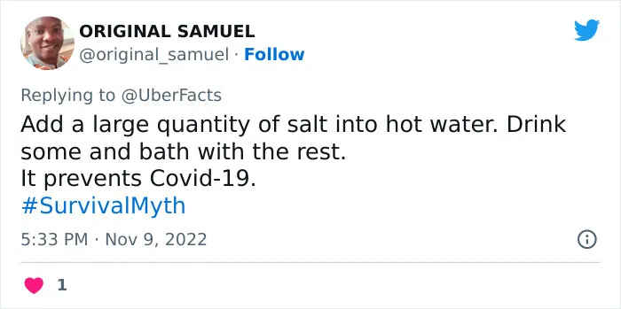 20 Popular Survival Myths That Not Only Are Wrong But Also Dangerous, Shared By People On Twitter