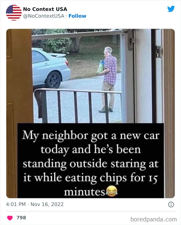"No Context USA" Twitter Page Proves That There's No Other Place Like It In The World, Here Are 40 Of Their Funniest Posts