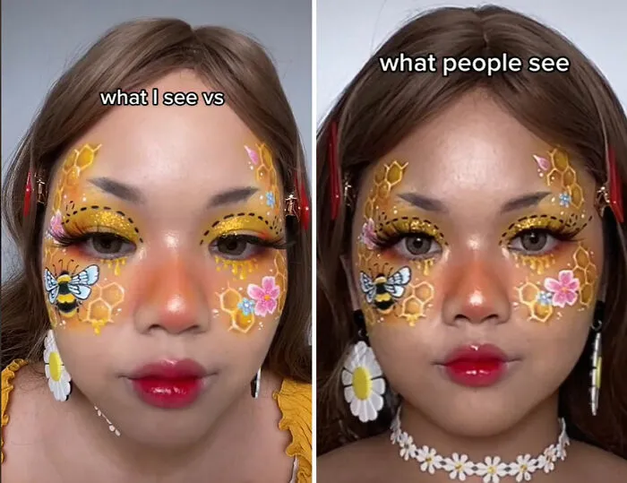 TikTok Selfie Trend Has People Surprised By How They Really Look And Here Are 35 Side-By-Side Comparisons