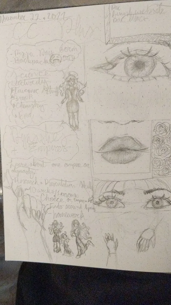 Last Thing I Drew Was In My School Notebook 🥴