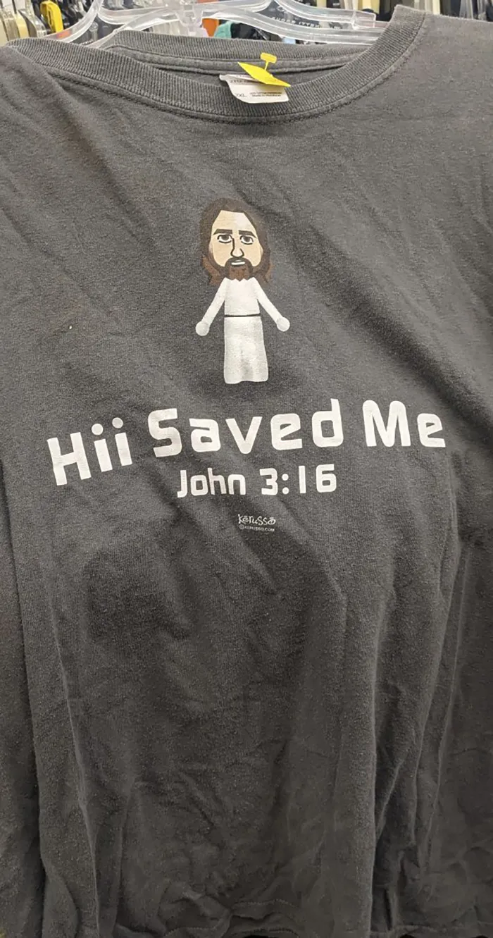 This Account Is Dedicated To Shirts “Left For Dead In The World’s Thrift Stores”, And Here Are 40 Of The Funniest Ones