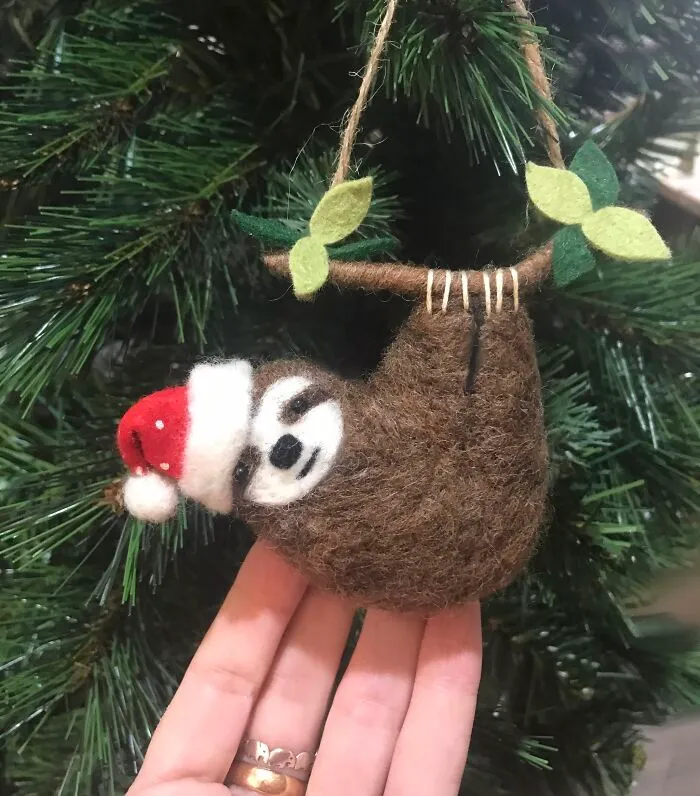 I Create Christmas-Inspired Felted Ornaments, And Now You Can Make Them Too (29 Pics)