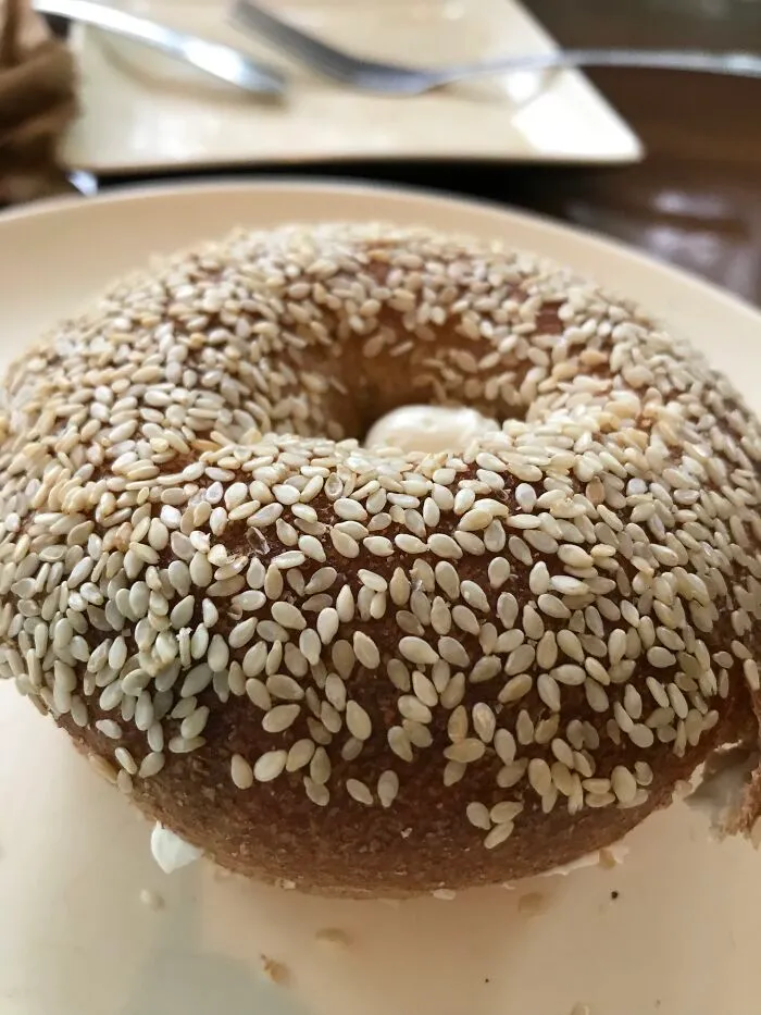 Breakfast Bagel At Ucla Cafeterias