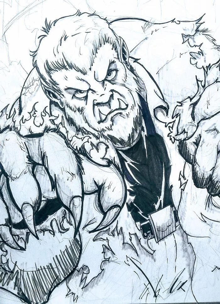 My Version Of The Classic Wolfman