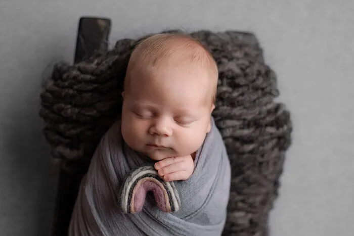 Muted Rainbow Baby