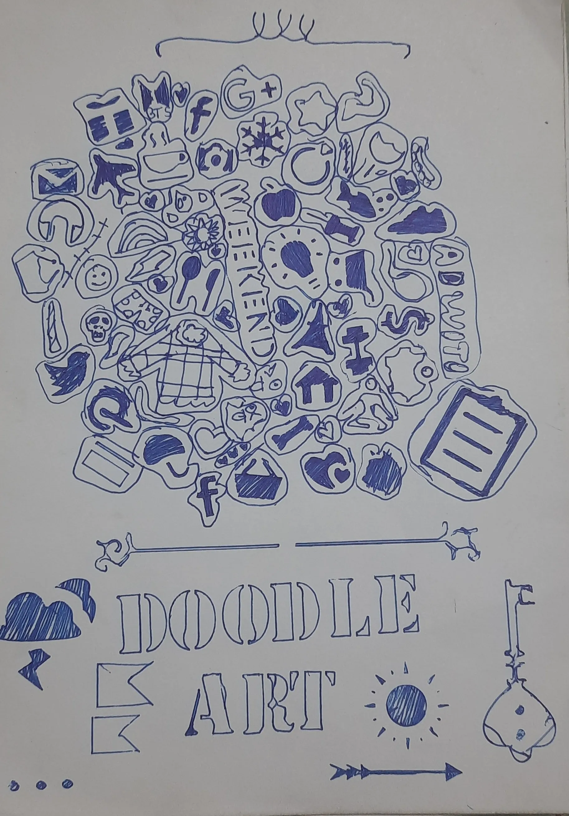 Artwork Using A Simple Ball Pen