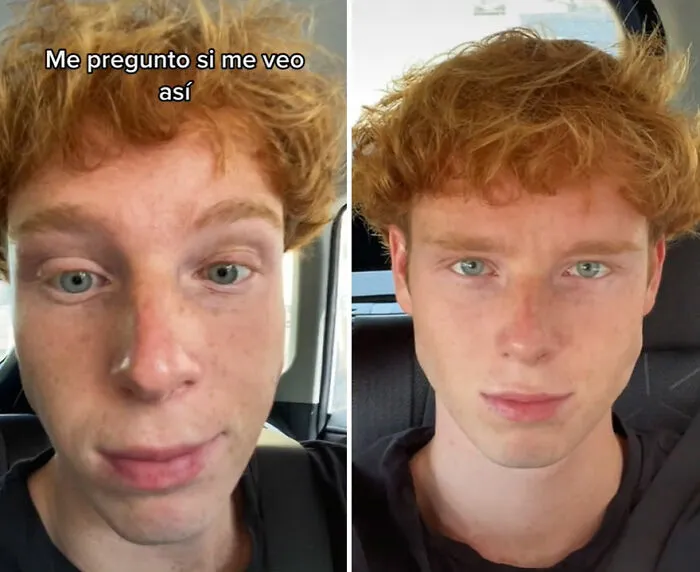 TikTok Selfie Trend Has People Surprised By How They Really Look And Here Are 35 Side-By-Side Comparisons