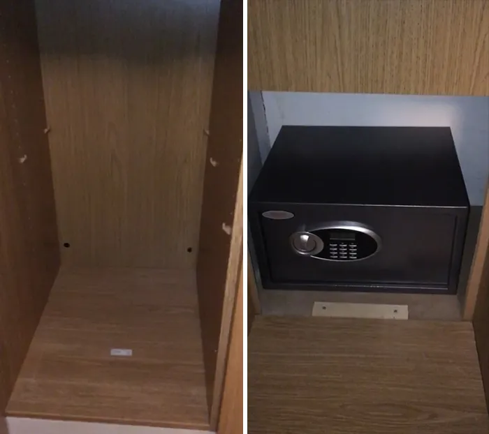 Made A Secret Spot For A Safe, When Building My Wardrobes