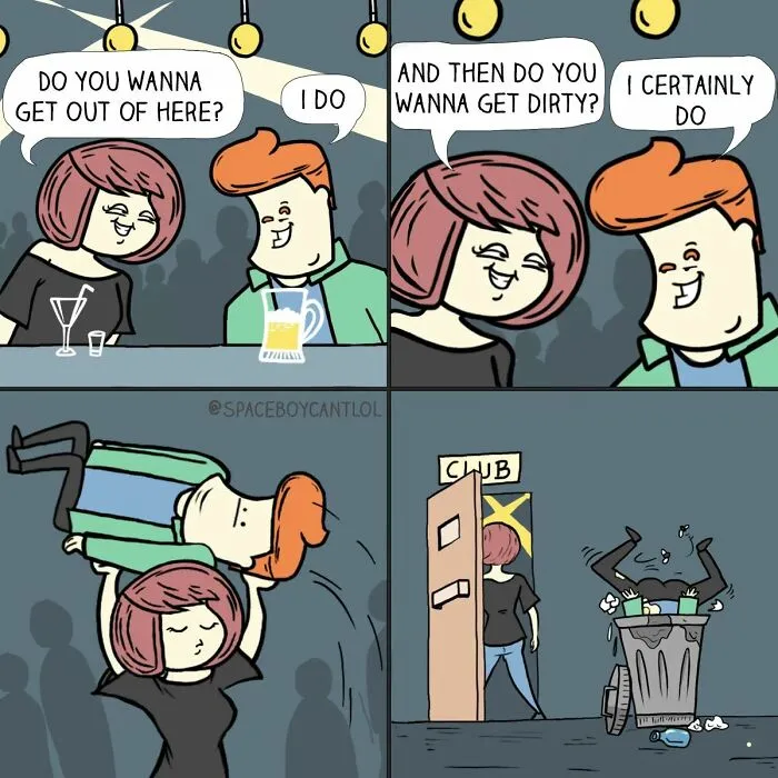 Quirky And Dark Comics Featuring Twisted Endings By SpaceBoyCantLol (35 New Pics)