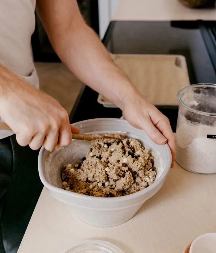 Eating Cookie Dough Batter