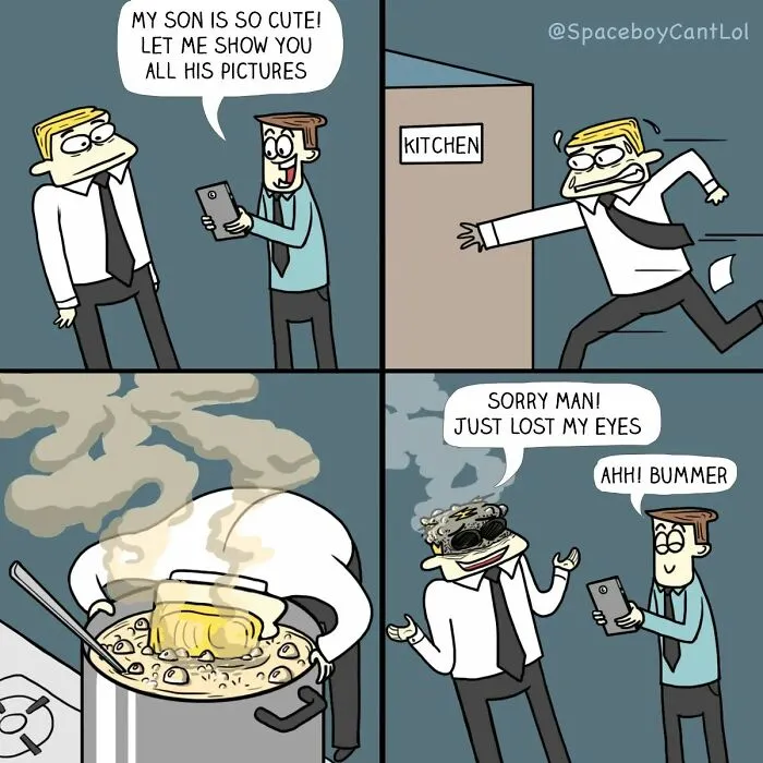 Quirky And Dark Comics Featuring Twisted Endings By SpaceBoyCantLol (35 New Pics)