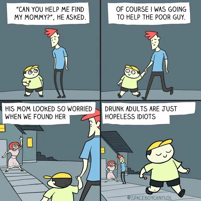 Quirky And Dark Comics Featuring Twisted Endings By SpaceBoyCantLol (35 New Pics)