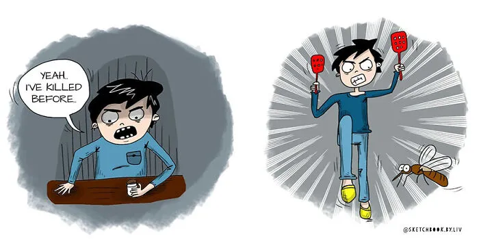 I Illustrate Everyday Life Situations In These Quirky Comics (30 Pics)