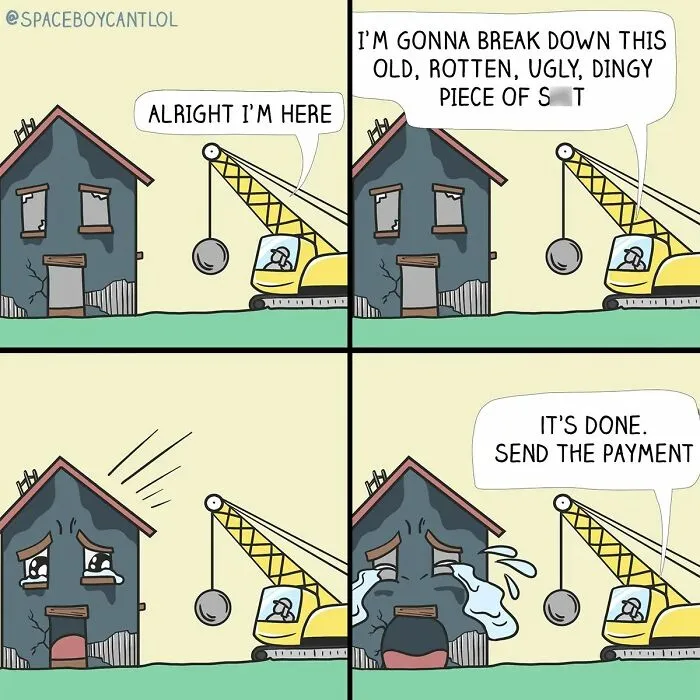 Quirky And Dark Comics Featuring Twisted Endings By SpaceBoyCantLol (35 New Pics)