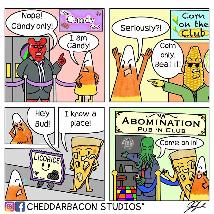 Ridiculous Situations And Funny Punchlines: 22 New Comics By This Artist
