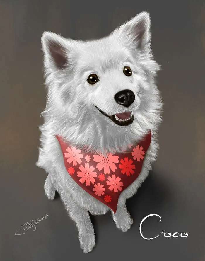 I Specialize In Turning Your Favorite Pet Photos Into Custom Digital Portraits (8 Pics)