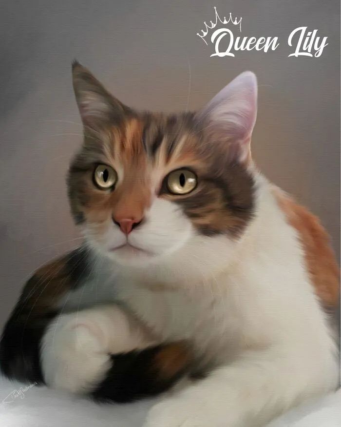 I Specialize In Turning Your Favorite Pet Photos Into Custom Digital Portraits (8 Pics)