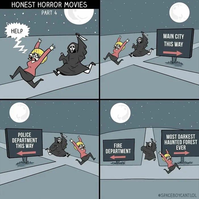 Quirky And Dark Comics Featuring Twisted Endings By SpaceBoyCantLol (35 New Pics)