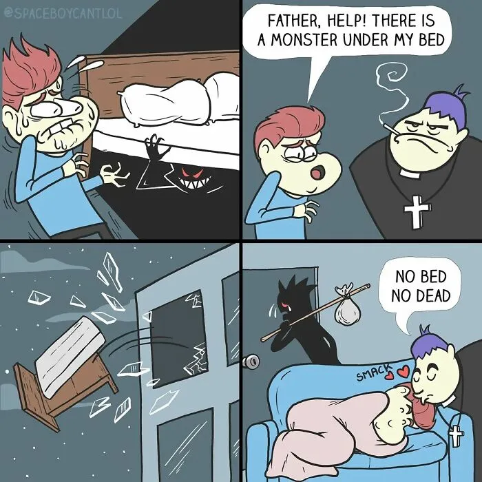 Quirky And Dark Comics Featuring Twisted Endings By SpaceBoyCantLol (35 New Pics)