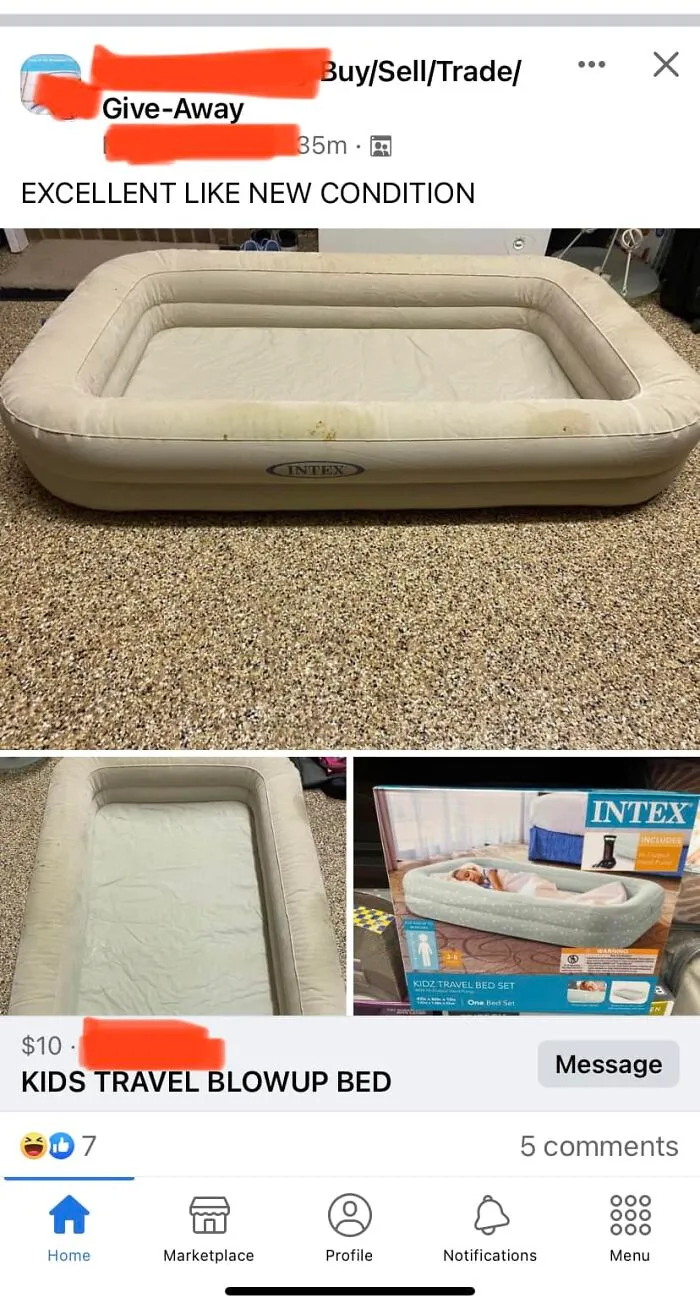 “That's It, I'm FB Marketplace Shaming”: 30 Funny, Weird, And Shady Things People Actually Tried To Sell Online (New Pics)