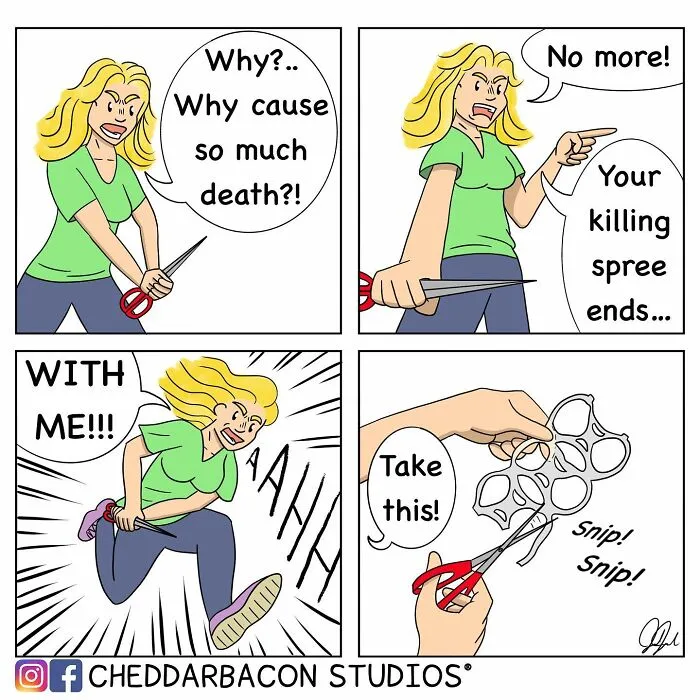Ridiculous Situations And Funny Punchlines: 22 New Comics By This Artist