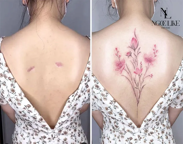 40 Personas que querían tapar sus cicatrices, y esta tatuadora lo consiguió (nuevas fotos)