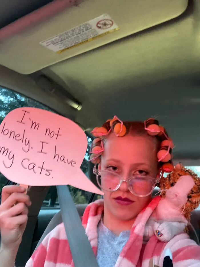 Sorry, Not A Great Picture, But I Was A Crazy Cat Lady!