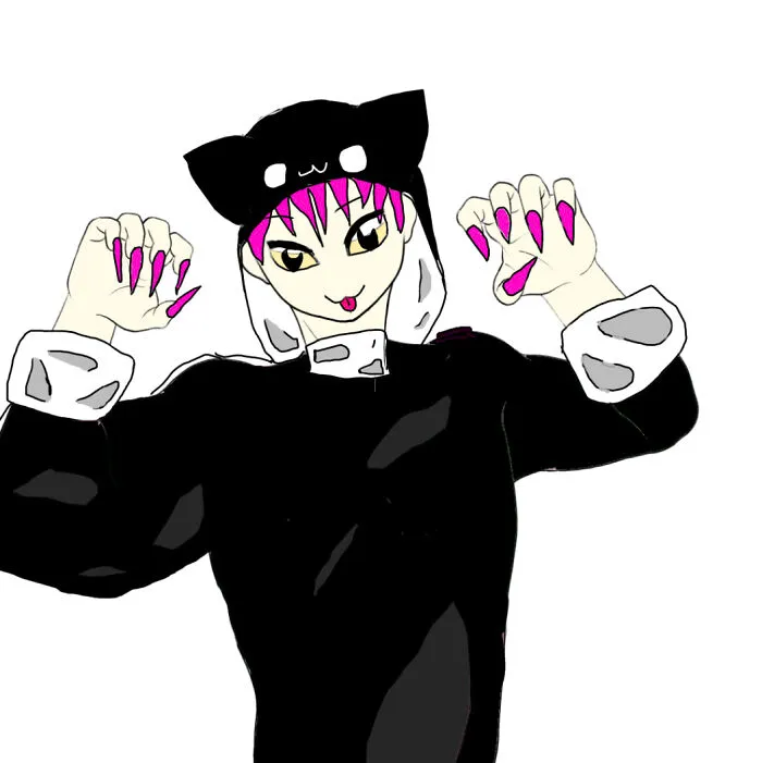 Cat Women ? ( Drew On Phone)