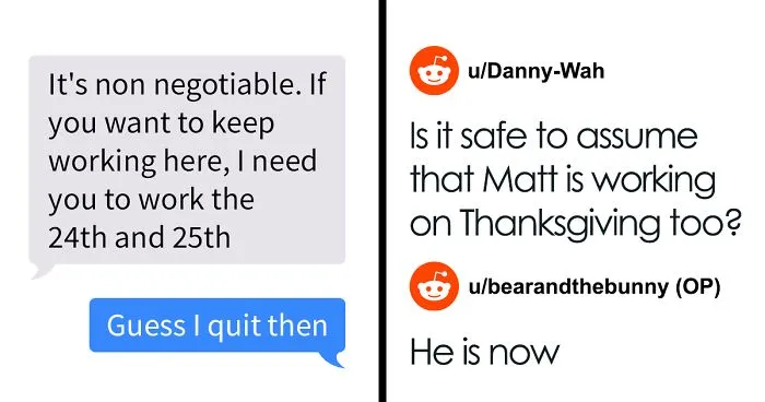 Boss Issues An Ultimatum After Woman Refuses To Work On Her Time Off, She Doesn’t Waste A Second And Quits