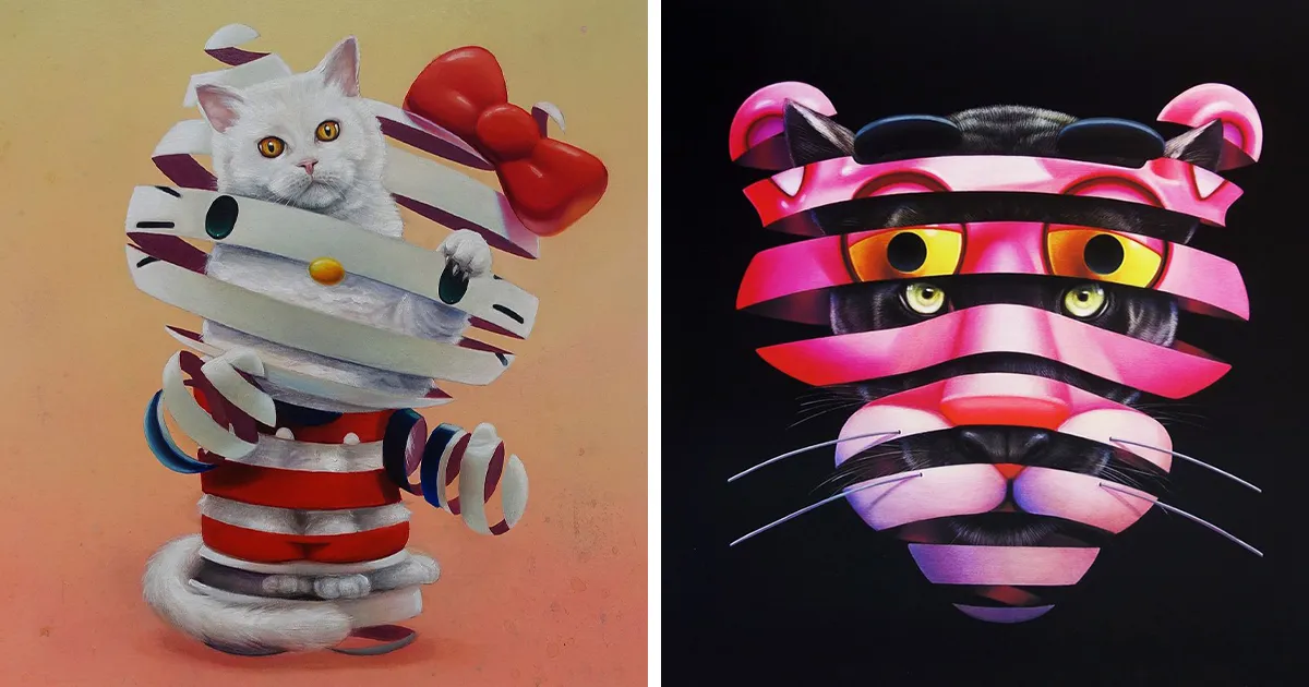 30 Ilustraciones mostrando lo que hay "atrapado" en el interior de famosos personajes de la cultura pop