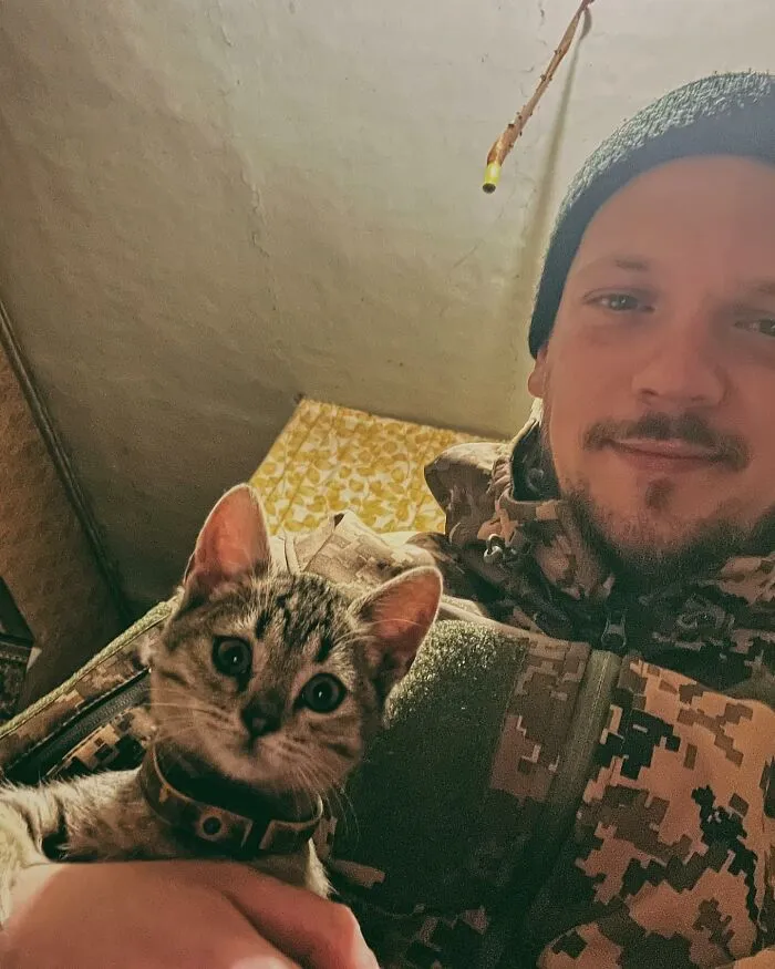 50 Photos Of Cats And Dogs Rescued By Ukrainian Soldiers, Shared By This Instagram Account