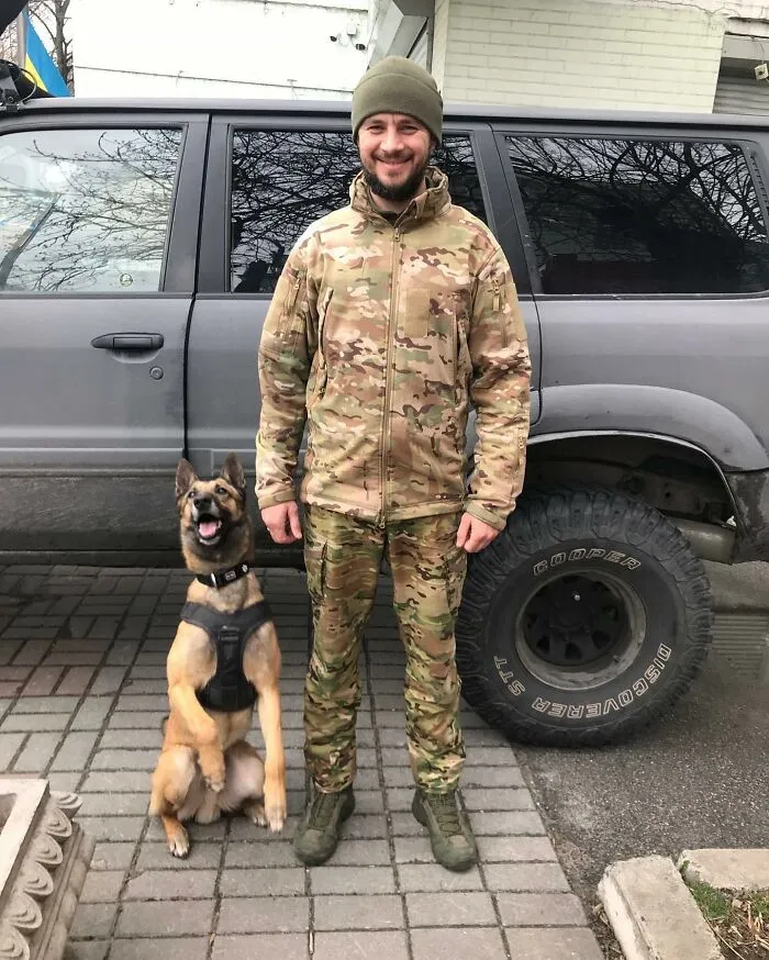 50 Photos Of Cats And Dogs Rescued By Ukrainian Soldiers, Shared By This Instagram Account