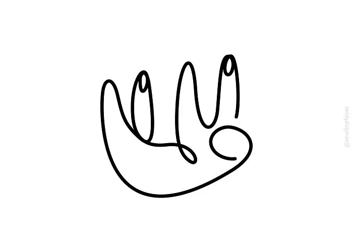One Line Sloth