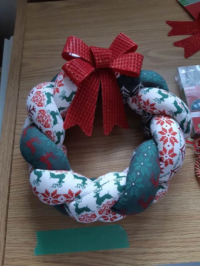 Fabric Wreath