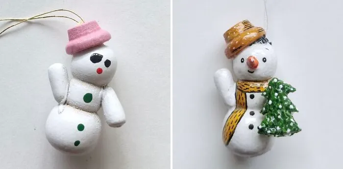 Yellow Hat Snowman