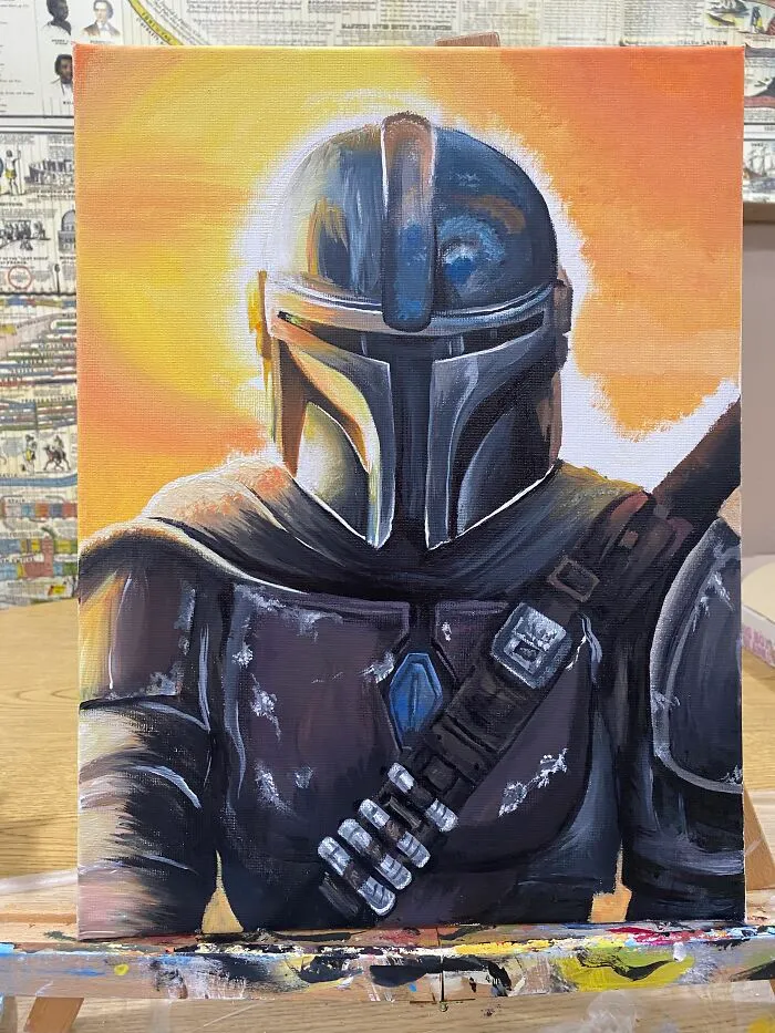 Finishing Up A Painting