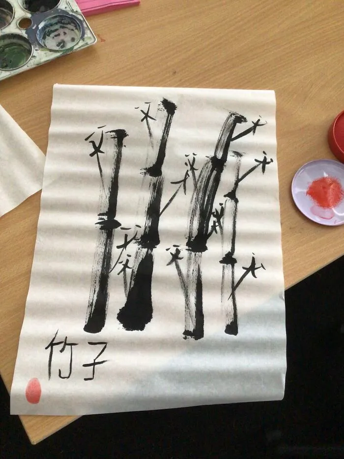 This Ink Painting I Made In Art Class :)