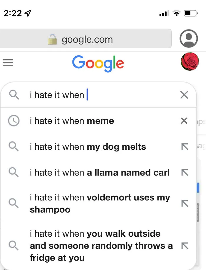 I Hate It When…
