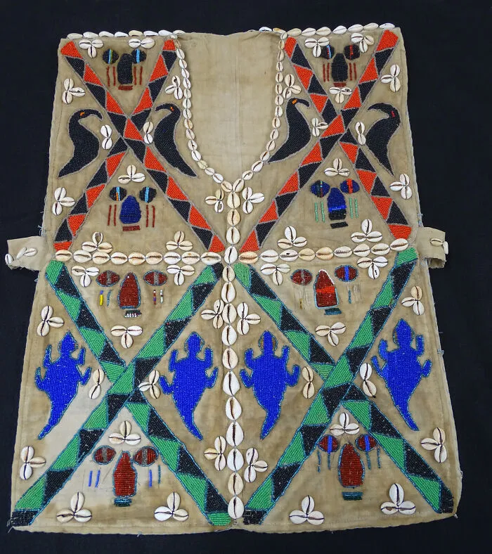 Antique Yoruba Vest With Birds And Lizards - Itsa Studio (USA)