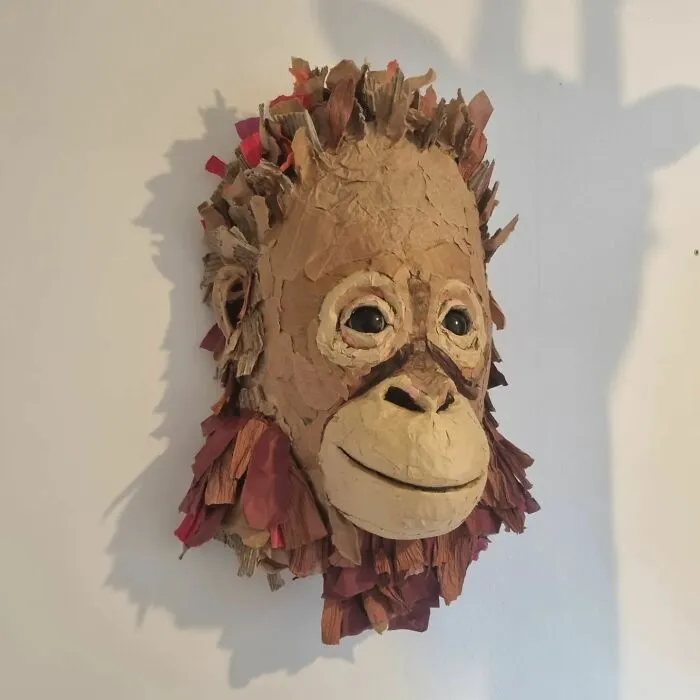 London-Based Artist Is Motivated To Produce Art That Helps Protect Endangered Animal Species By Reusing Discarded Materials For His Life-Like Sculptures (22 Pics)