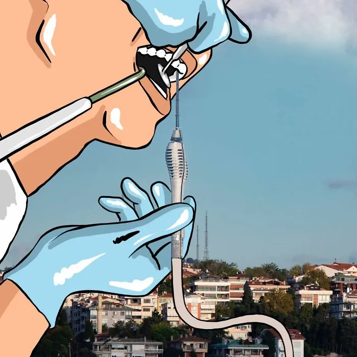 Artist Draws Creative Illustrations That Enhance The Original Picture In A Unique Way (64 New Pics)