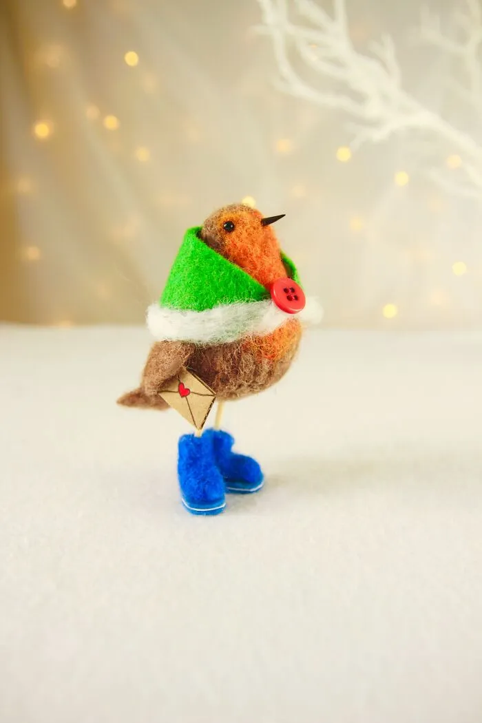I Create Christmas-Inspired Felted Ornaments, And Now You Can Make Them Too (29 Pics)