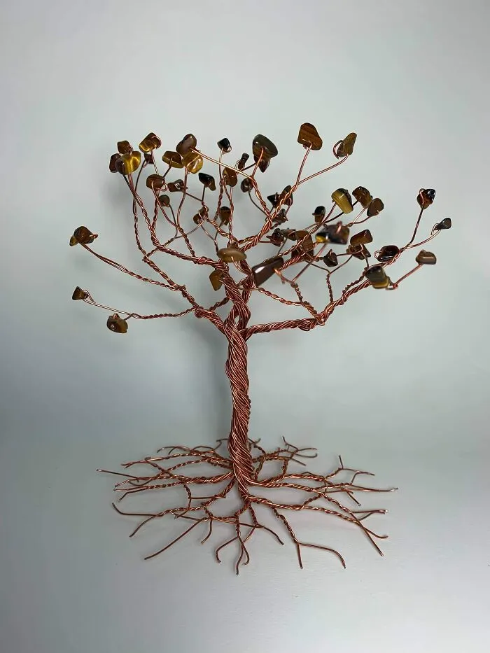 Fall Colored Wire Tree!