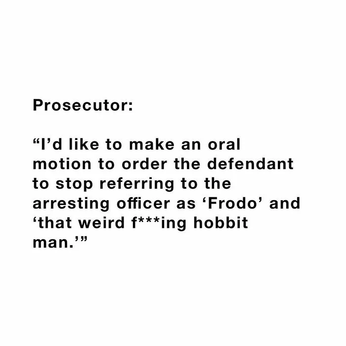 40 Of The Funniest Things People Overheard In Courthouses, As Shared On This Instagram Page (New Posts)