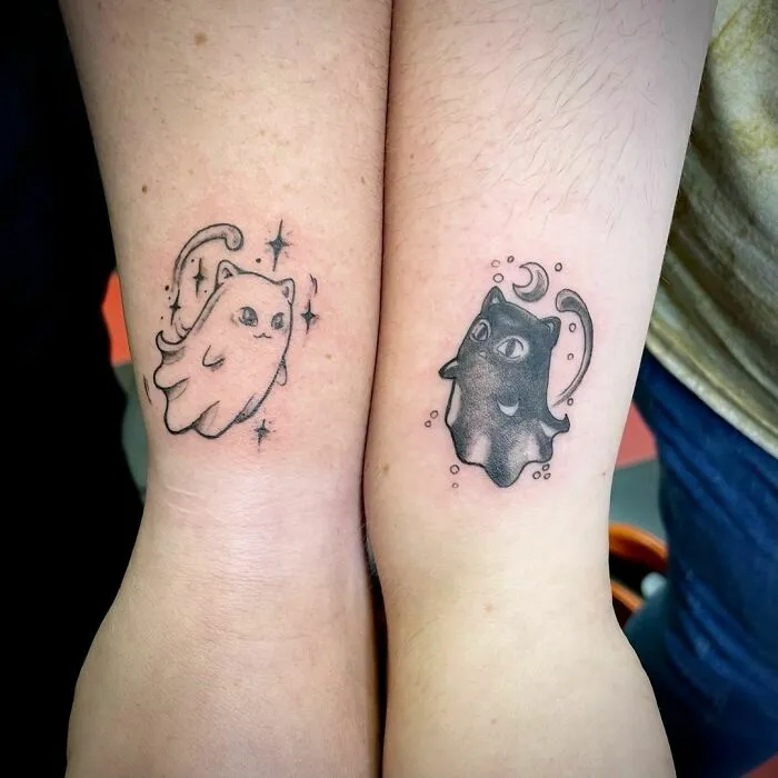 Cute Cat Ghosts