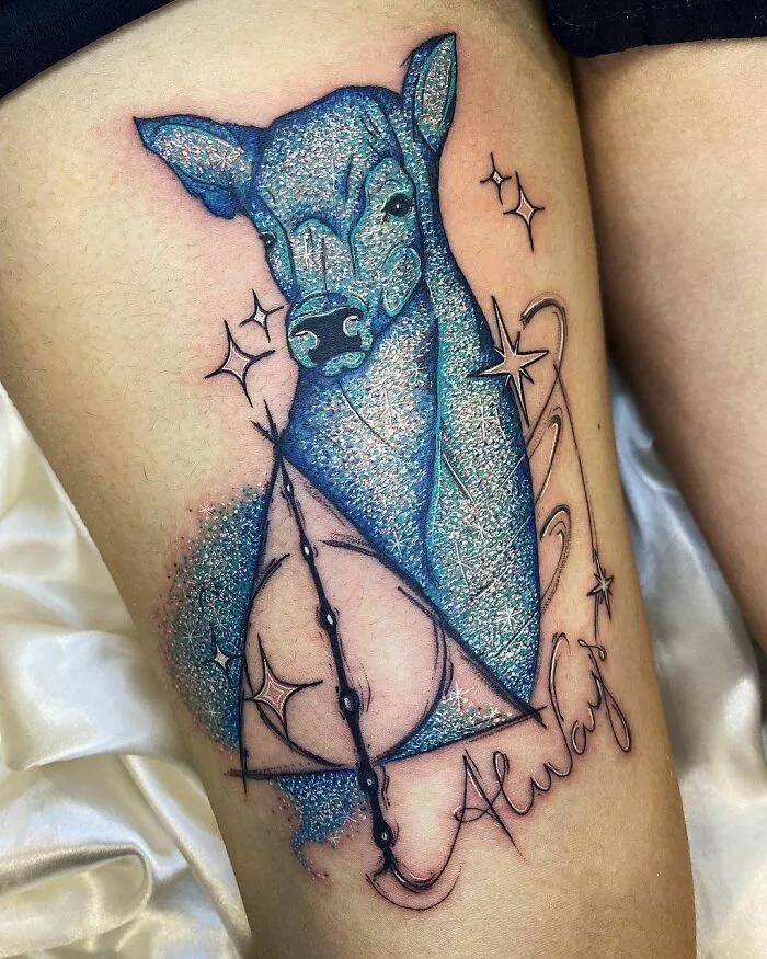 40 Unique And Cool "Glitter Tattoos"
