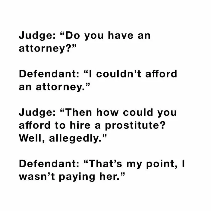 40 Of The Funniest Things People Overheard In Courthouses, As Shared On This Instagram Page (New Posts)