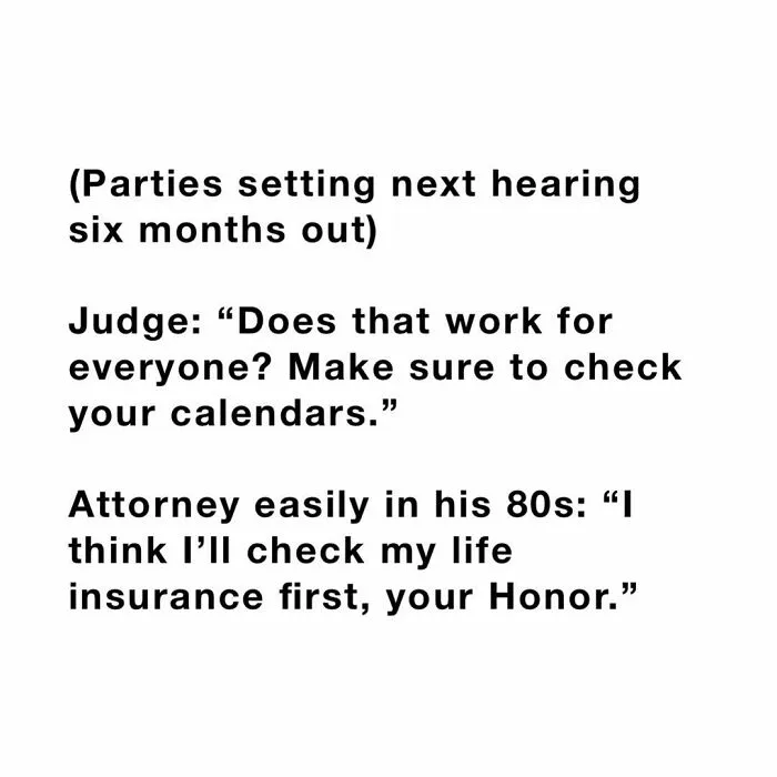 40 Of The Funniest Things People Overheard In Courthouses, As Shared On This Instagram Page (New Posts)
